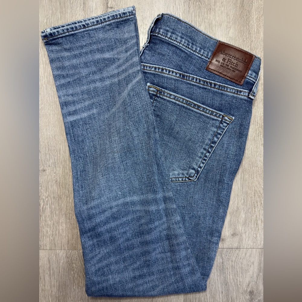 Abercrombie & Fitch Distressed Blue Jeans - Picture 3 of 3